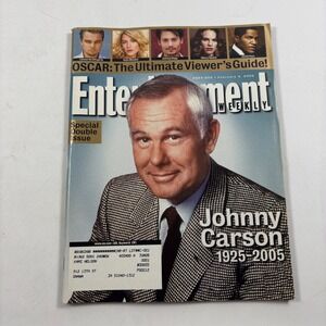 Entertainment Weekly Magazine February 4 2005 Johnny Carson Tribute Oscar Guide